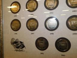 NWTF MEDALLION COLLECTION FRAME 2004