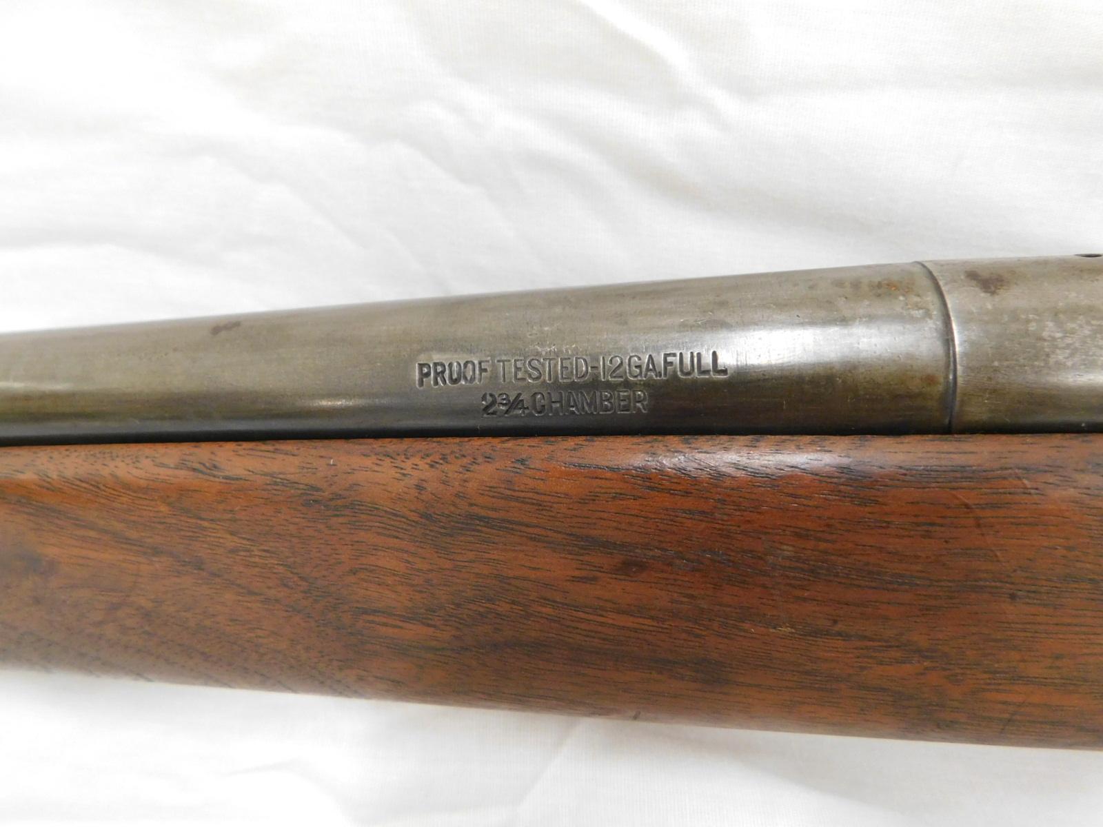 JC HIGGINS MODEL 583.10 12GA BOLT ACTION SHOTGUN