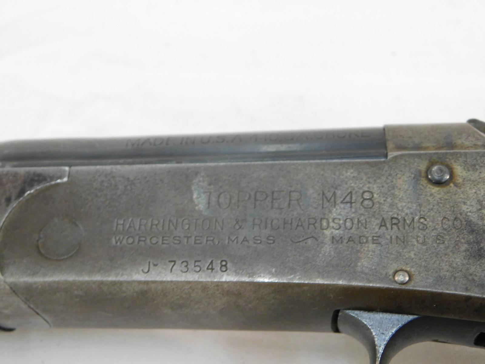 HARRINGTON & RICHARDSON TOPPER MODEL M48 .410 SHOTGUN