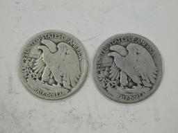 1917 & 1920 LIBERTY HALF DOLLAR