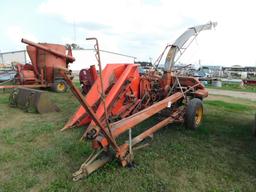 FOX 546 INDUSTRIAL CHOPPER W/ 1 ROW CORN HEAD