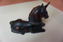 "CERAMIC VERNISSAGE"  UNICORN FIGURINE