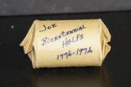 ROLL OF (20) BICENTENNIAL HALF DOLLARS