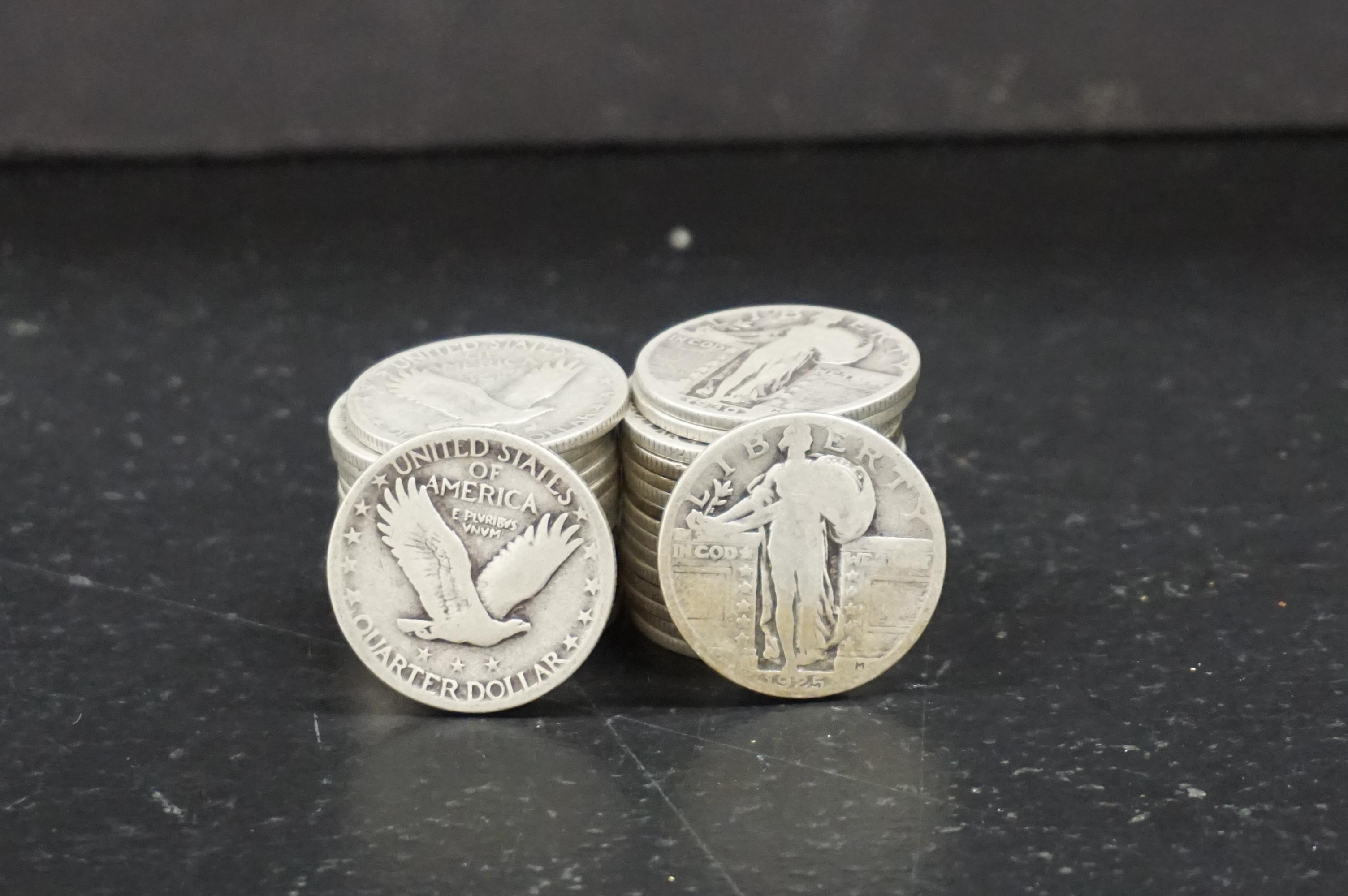 ROLL OF (31) STANDING LIBERTY QUARTERS
