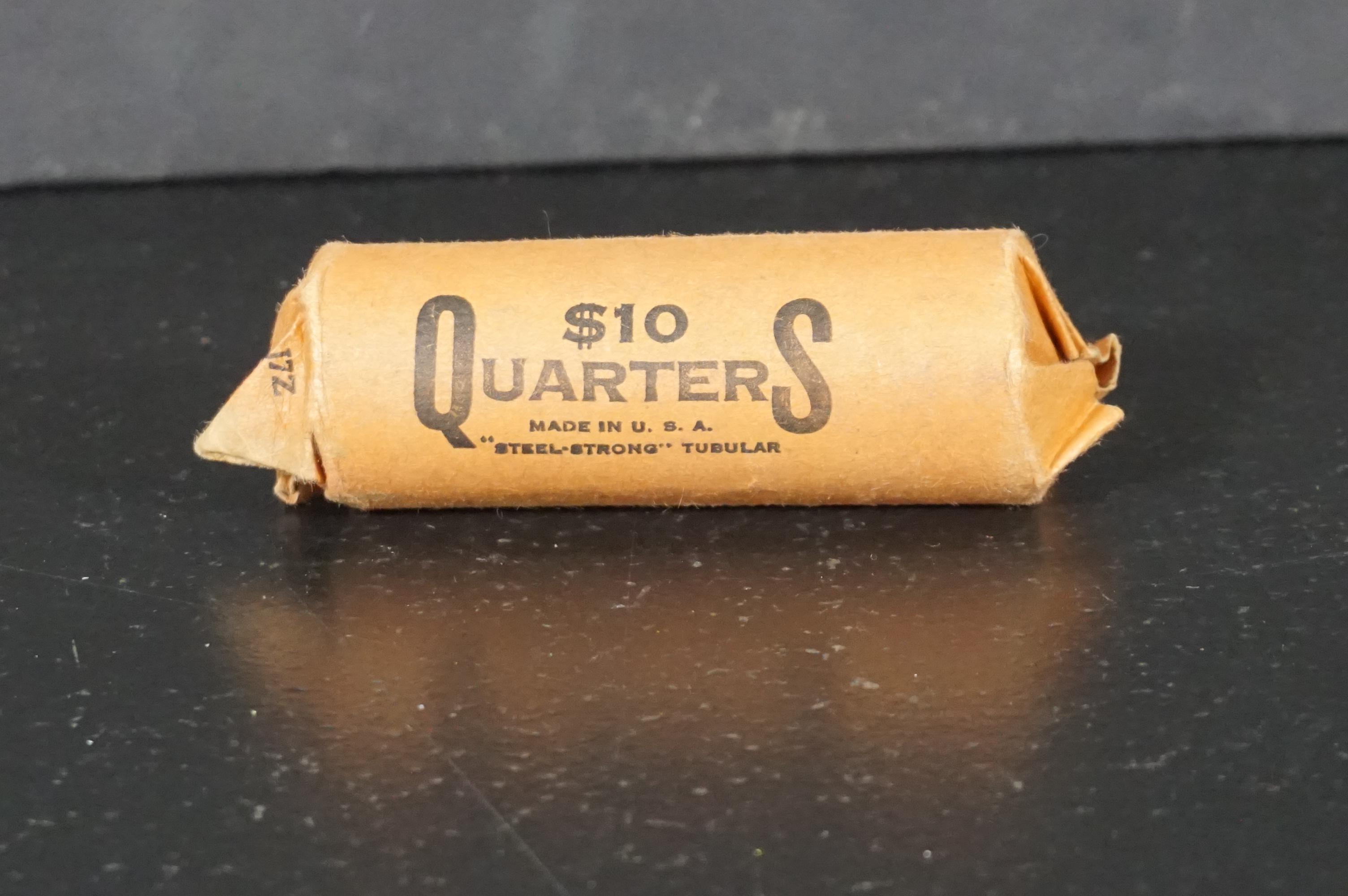 ROLL OF (40) WASHINGTON QUARTERS