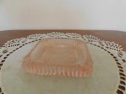 (4) MISC. PINK DEPRESSION GLASS ITEMS