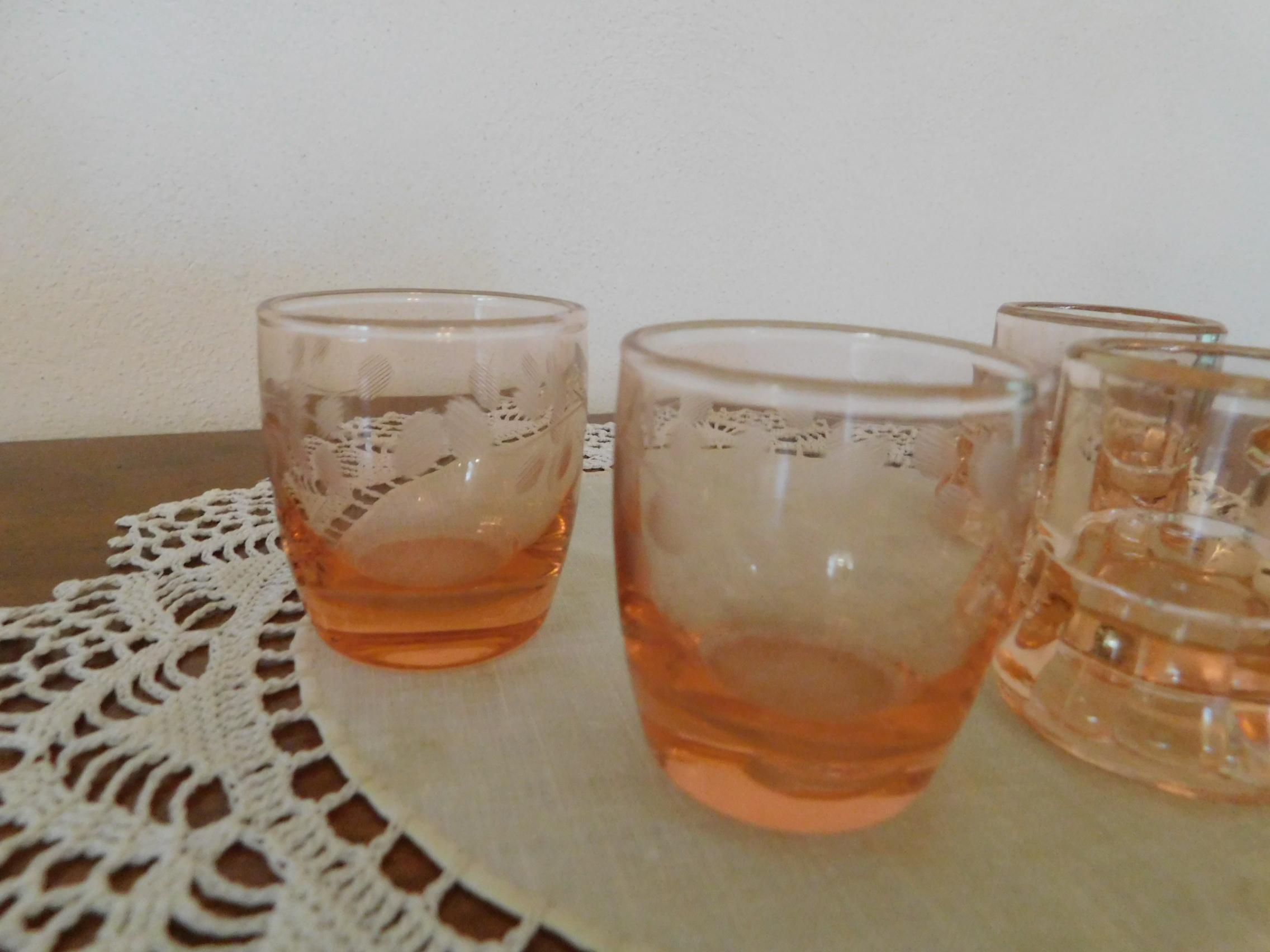 (9) MISC. PINK DEPRESSION GLASS ITEMS