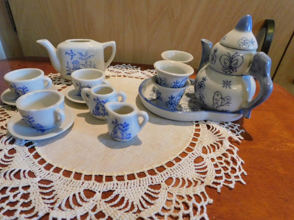 (2) SMALL CHILDS TEA SETS