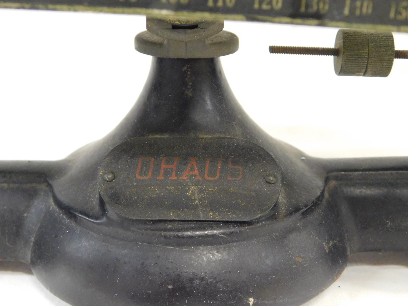 VINTAGE OHAUS BALANCE SCALE