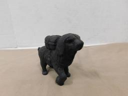 SMALL CAST IRON DOG BANK