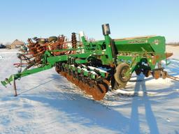 Great Plains CPH 1500 15ft No-till Grain Drill w/ CPH 1594 No-till Coulter Cart