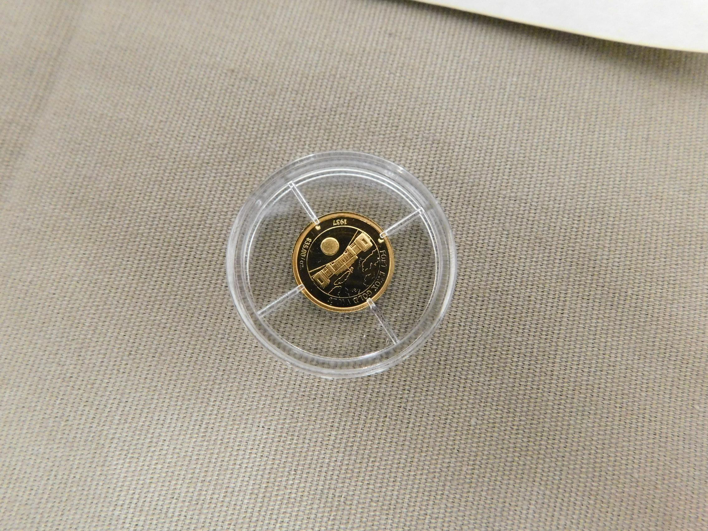 (7) MISC. MINI GOLD COINS