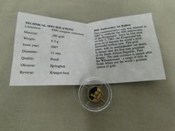 (7) MISC. MINI GOLD COINS