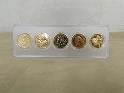 2006 STATE QUARTER SET GOLD TONE W/ HOLOGRAM