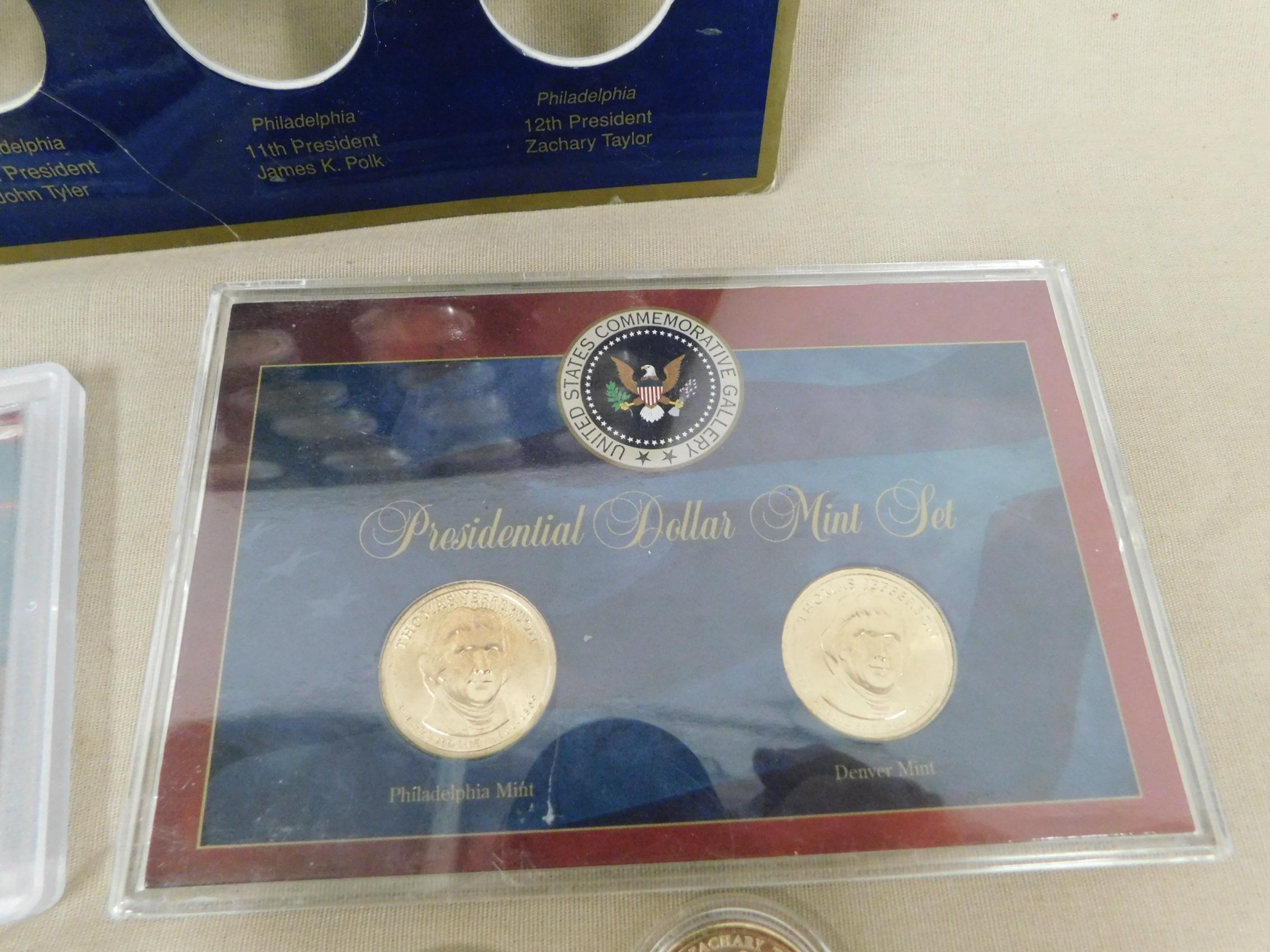(30) ASSORTED PRESIDENTIAL $1 COINS & 2007 U.S. MINT PRESIDENTIAL PROOF SET