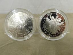 1989S & 1989D  CONGRESS BICENTENNIAL SILVER DOLLARS