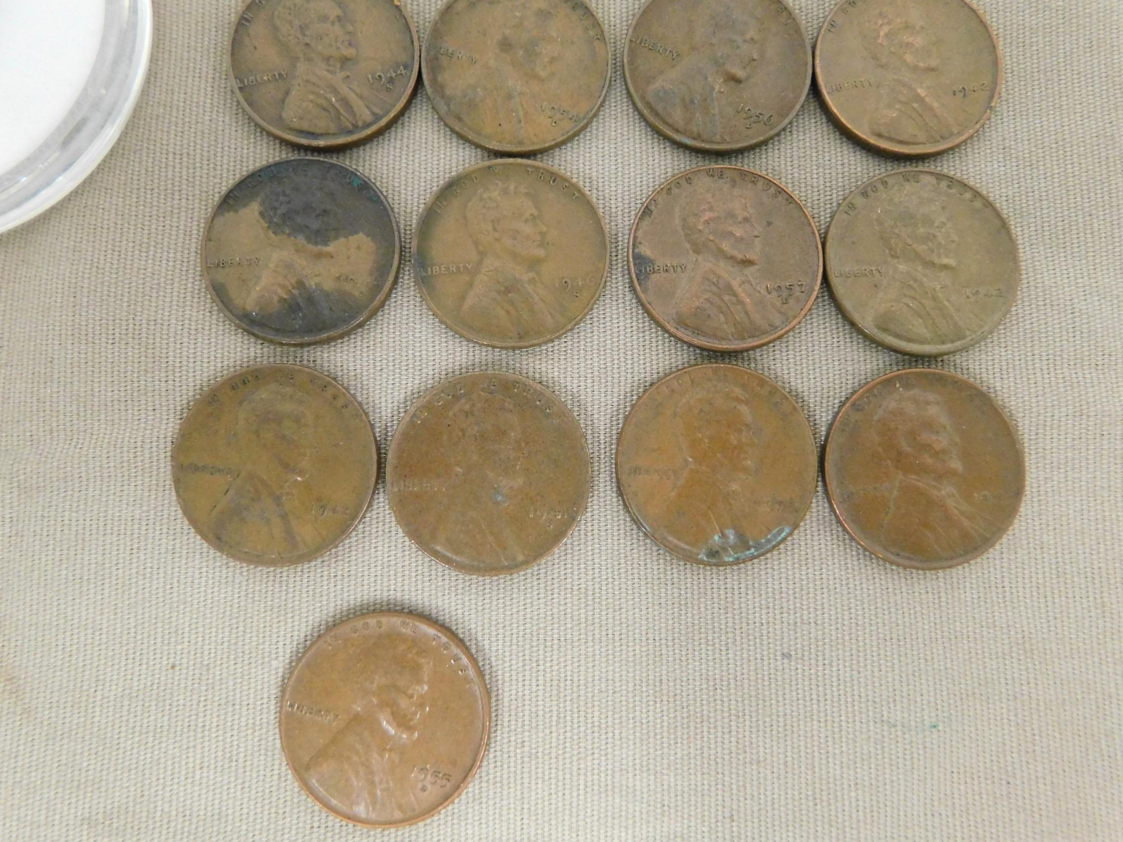 (22) ASSORTED WHEAT PENNIES