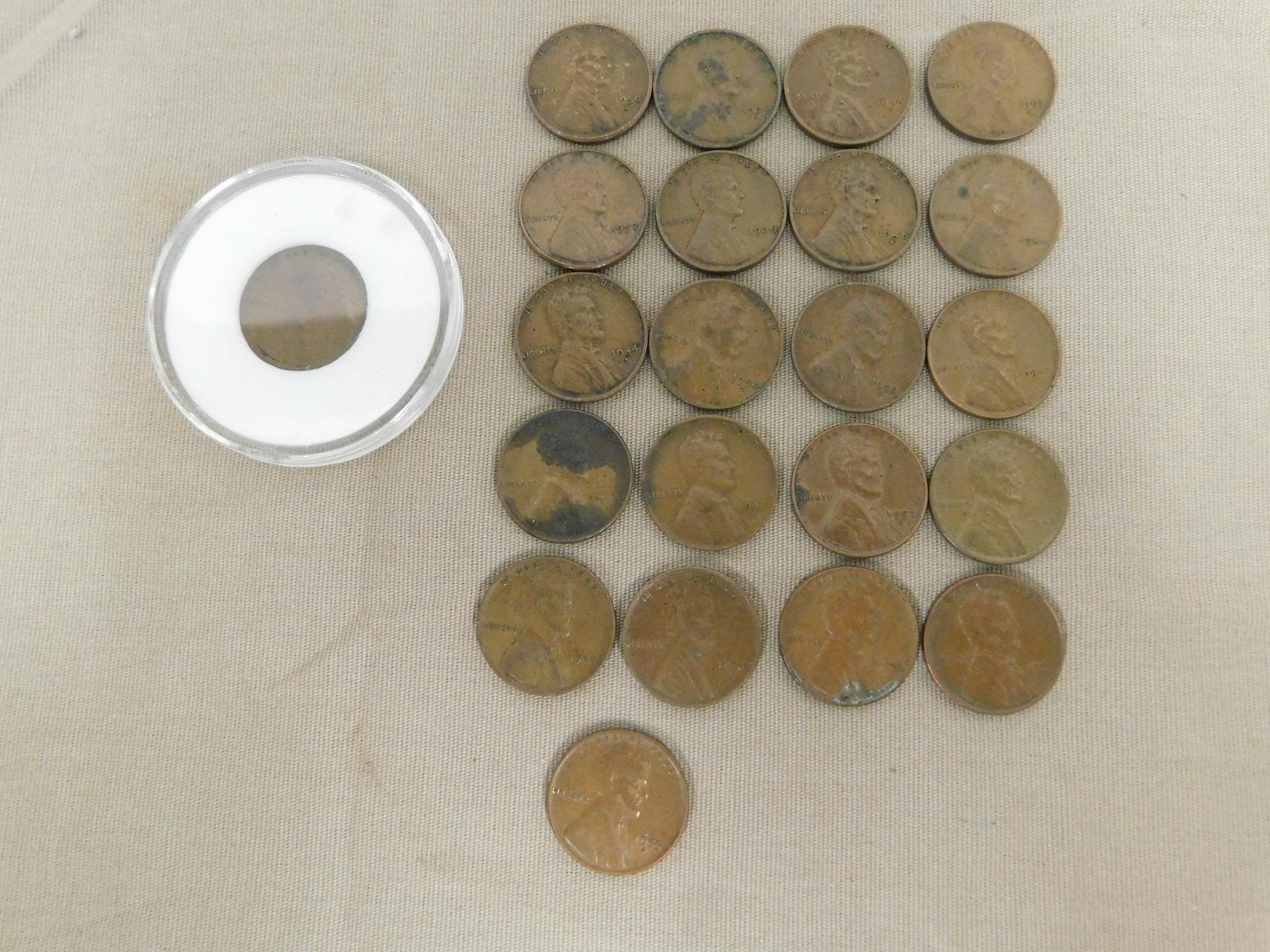 (22) ASSORTED WHEAT PENNIES