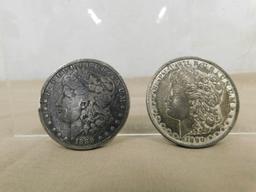 (2) MORGAN SILVER DOLLARS