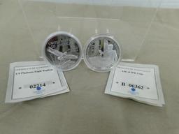 (2) AMERICAN MINT COMMEMORATIVE COINS