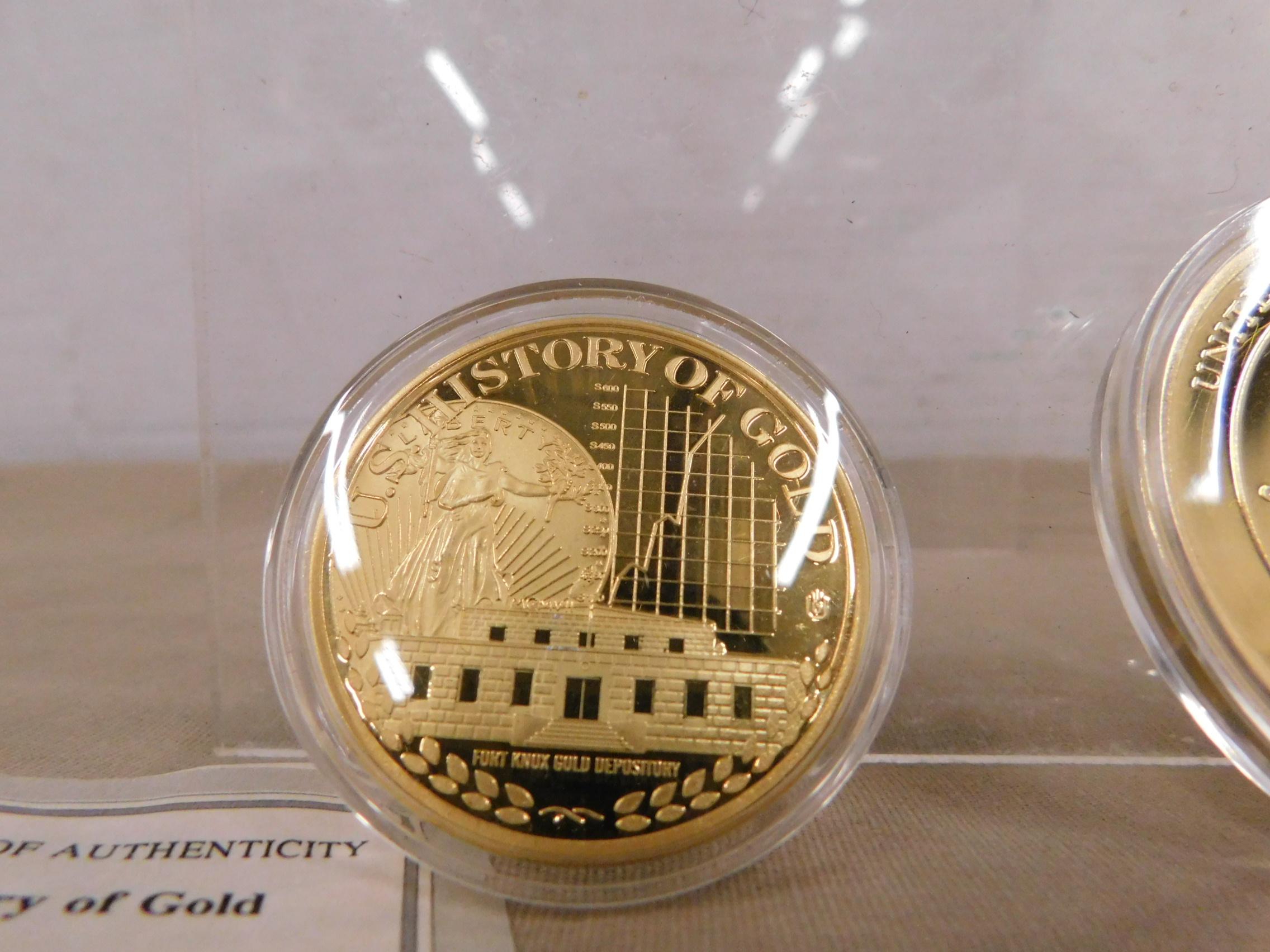 (2) AMERICAN MINT COMMEMORATIVE COINS