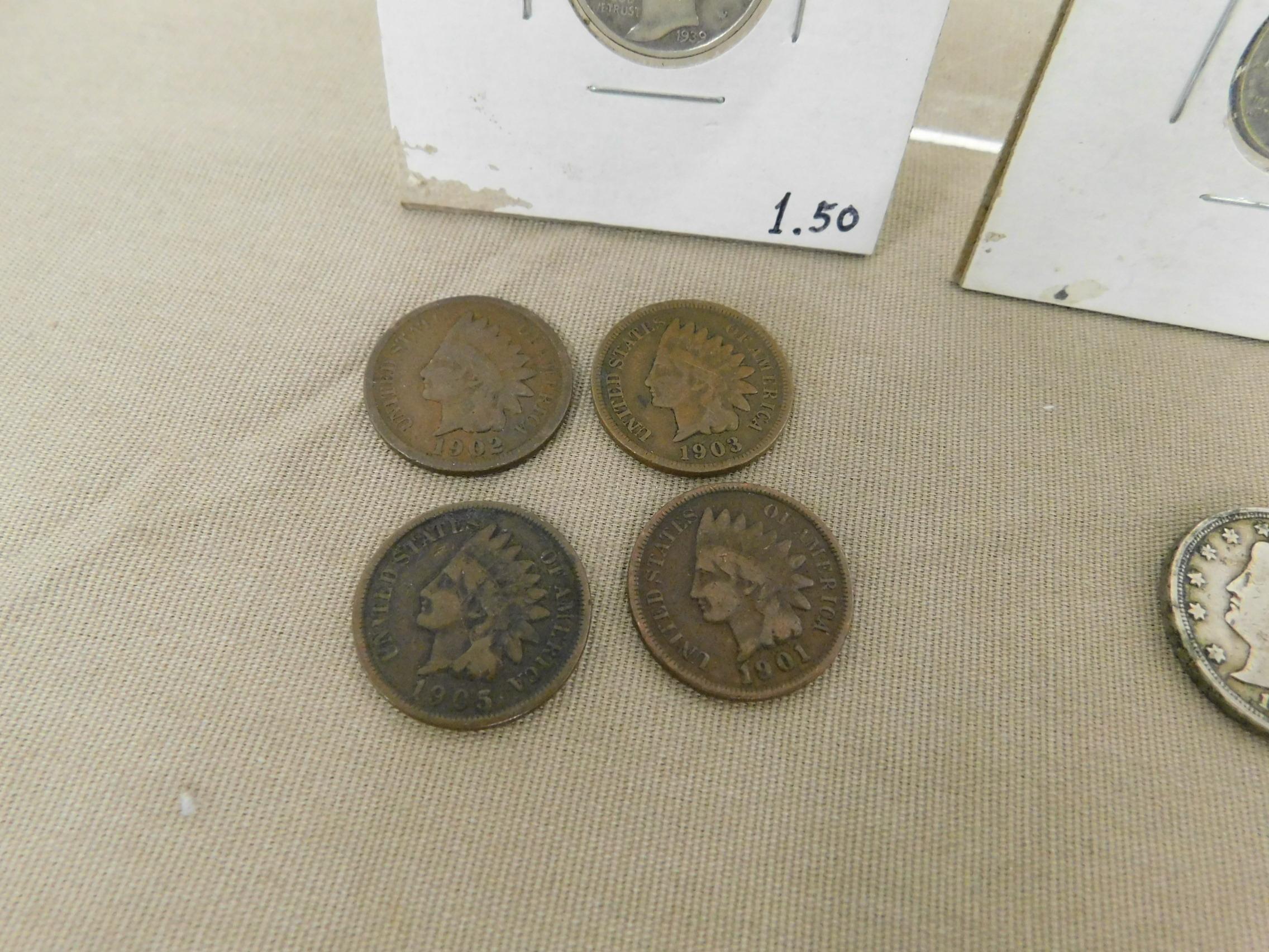 (8) VINTAGE COINS