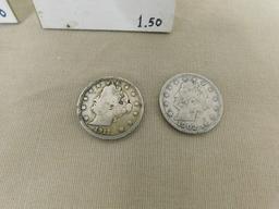 (8) VINTAGE COINS