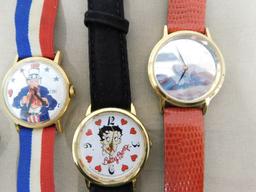 (4) ASSSORTED CHARACTER WRIST WATCHES