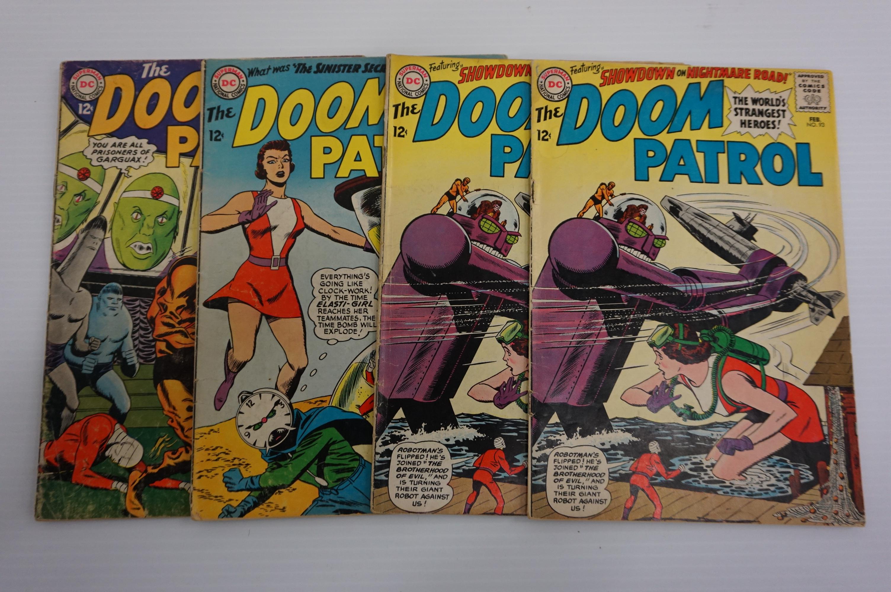 (16) DOOM PATROL SILVER AGE COMIC BOOKS