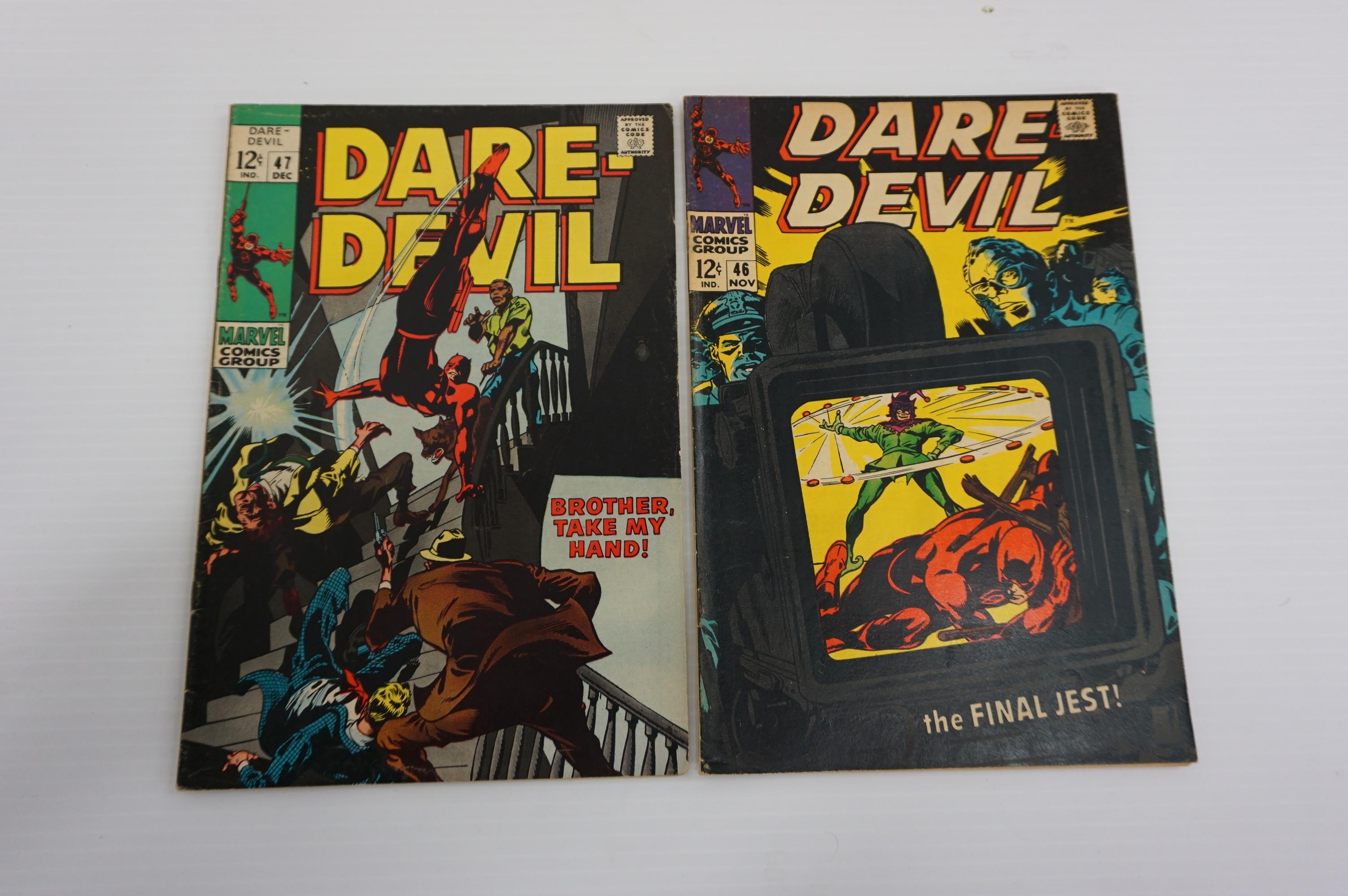 (4) DAREDEVIL COMIC BOOKS(1968)