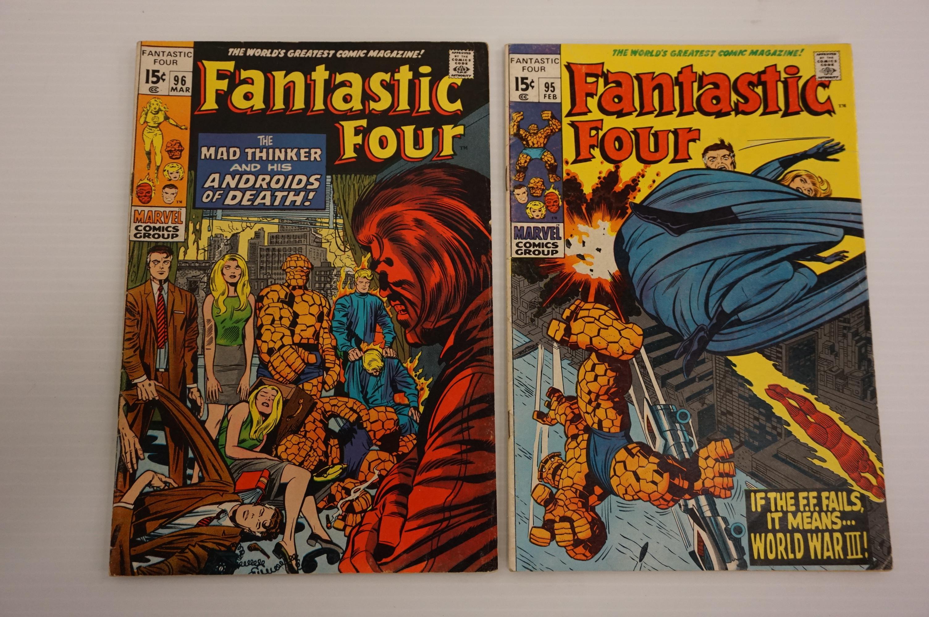 (3) FANTASTIC FOUR SILVER AGE COMIC BOOKS