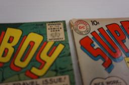 (6) SUPERBOY DC SILVER AGE  COMIC BOOKS