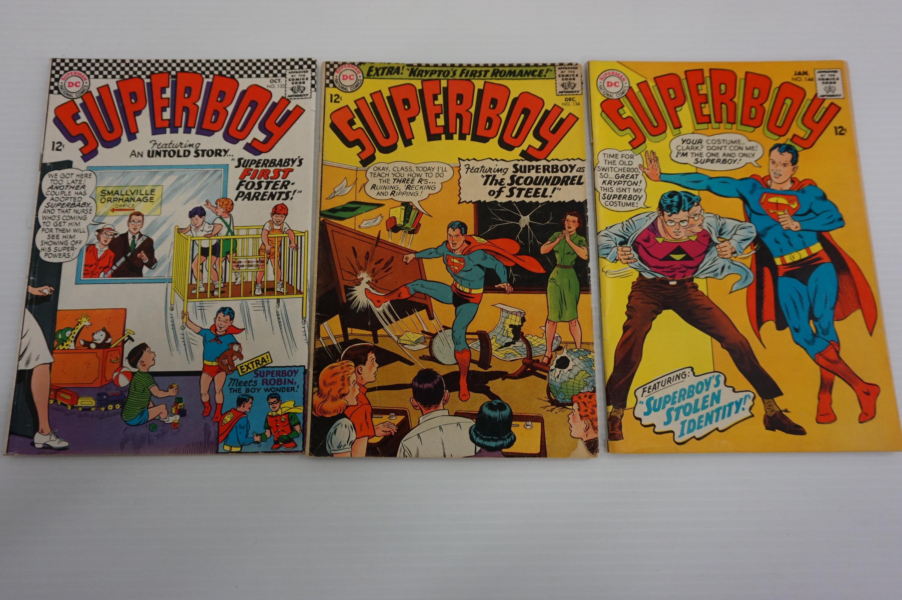 (6) SUPERBOY DC SILVER AGE  COMIC BOOKS