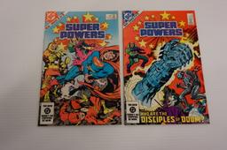 (5) DC COMIC BOOKS SUPER POWERS MINI SERIES