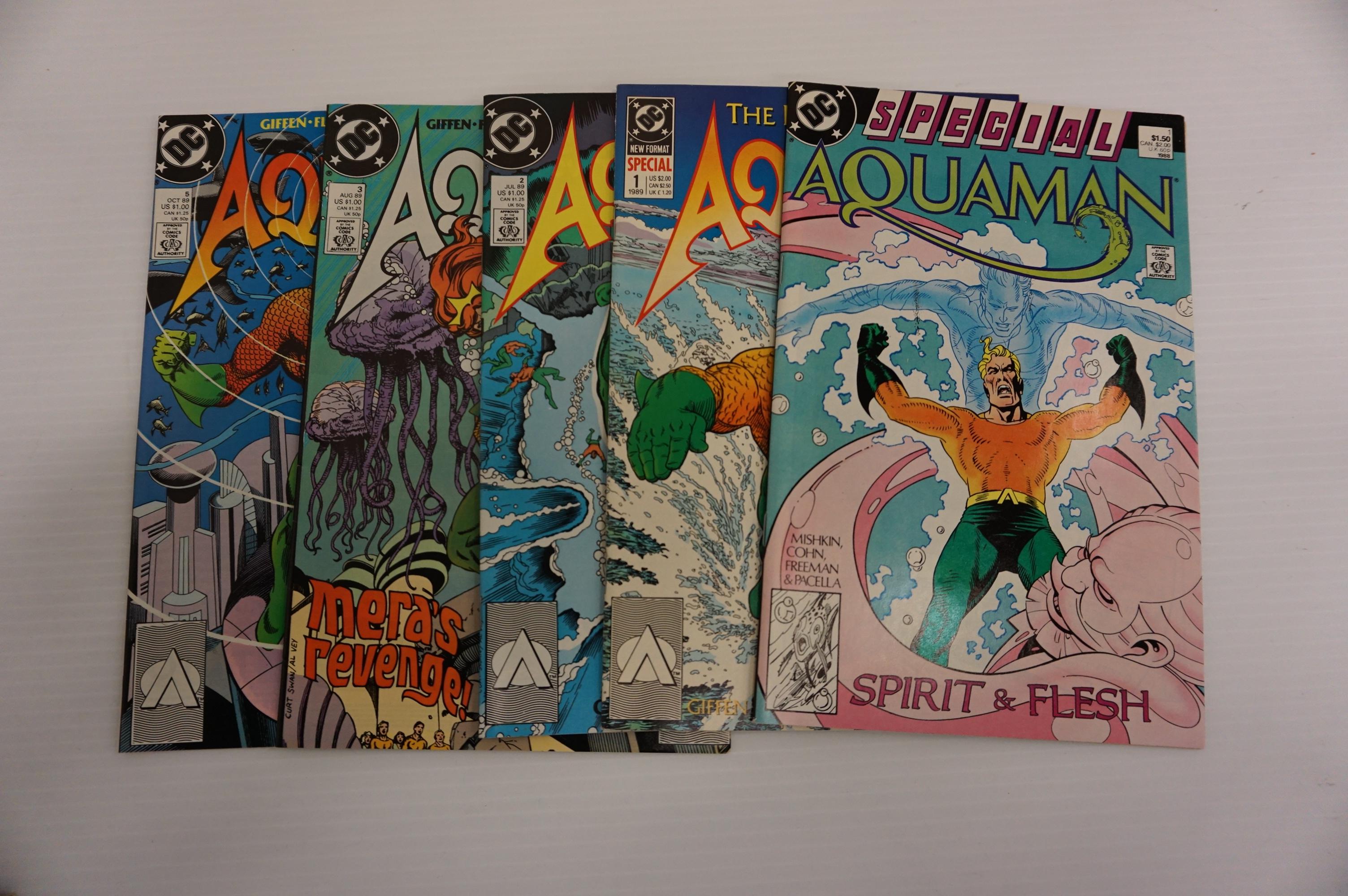 (17) AQUAMAN COMIC BOOKS (1986-1992)