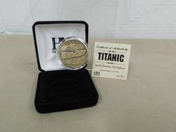 THE HIGHLAND MINT BRONZE "TITANIC" MEDALLION