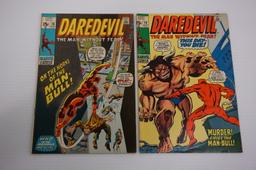 (2) DARE DEVIL COMIC BOOKS (1971)