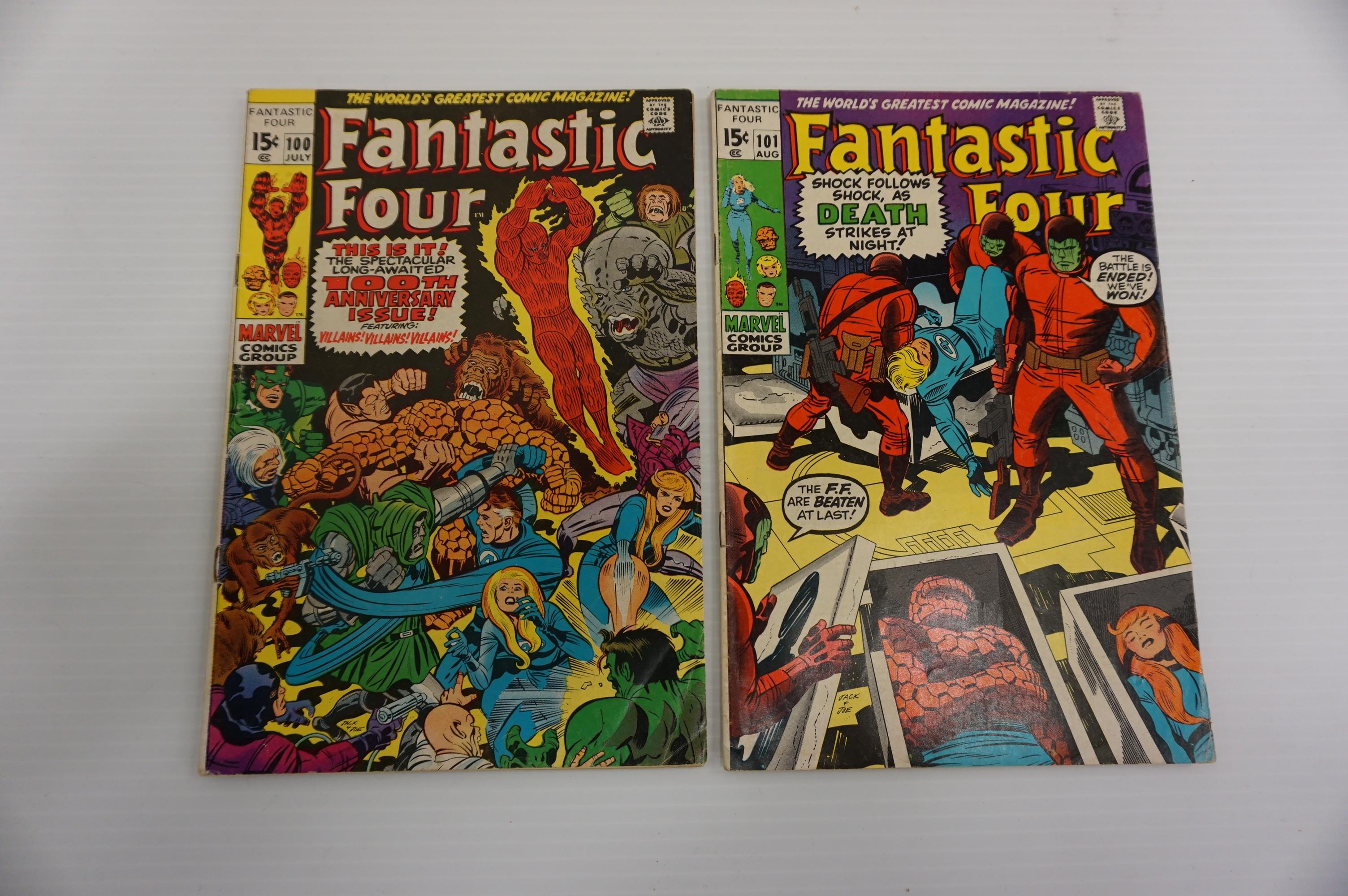 (2) FANTASTIC FOUR COMIC BOOKS