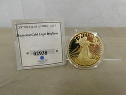 1933 GOLD DOUBLE EAGLE PROOF REPLICA