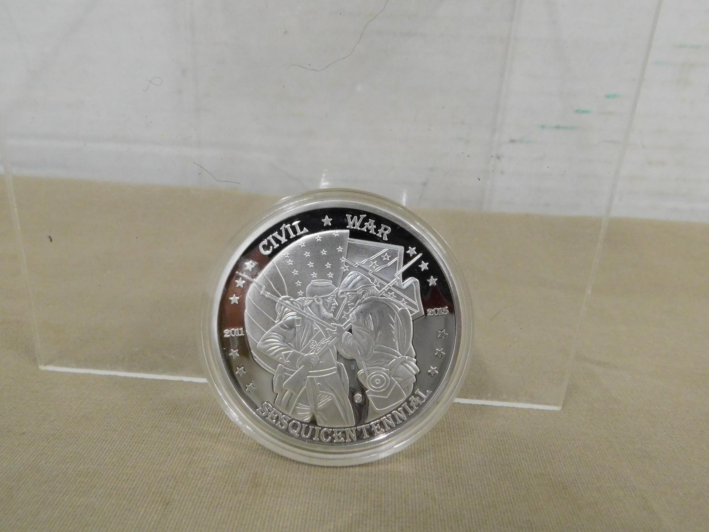 OUR HEROES AND OUR FLAGS COMMEMORATIVE PROOF COIN