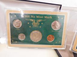 (2) 1966 COIN SETS - NO MINT MARKS