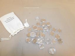 BAG OF (40) UNPLATED STATE QUARTERS