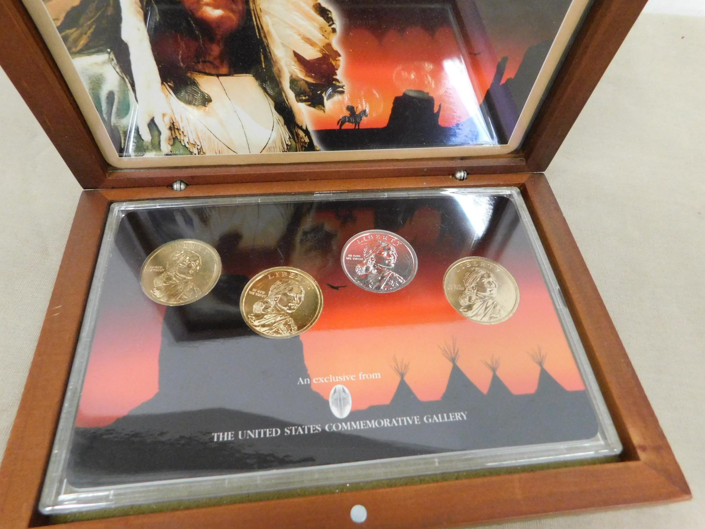 2009 NATIVE AMERICAN GOLDEN DOLLARS COIN SET