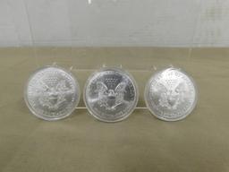 (3) WALKING LIBERTY SILVER DOLLARS