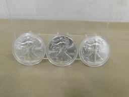 (3) WALKING LIBERTY SILVER DOLLARS