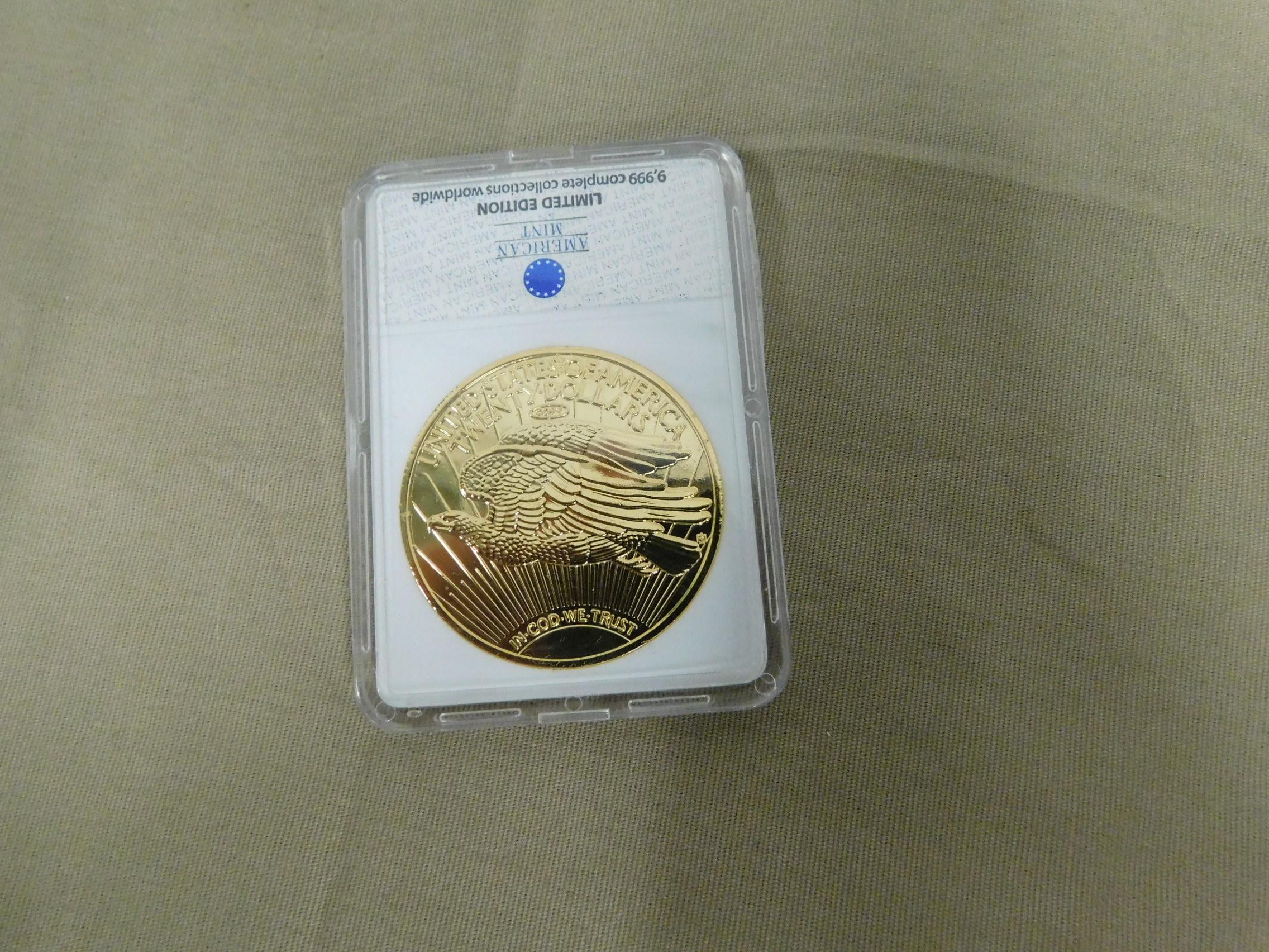 1933 GOLD DOUBLE EAGLE REPLICA