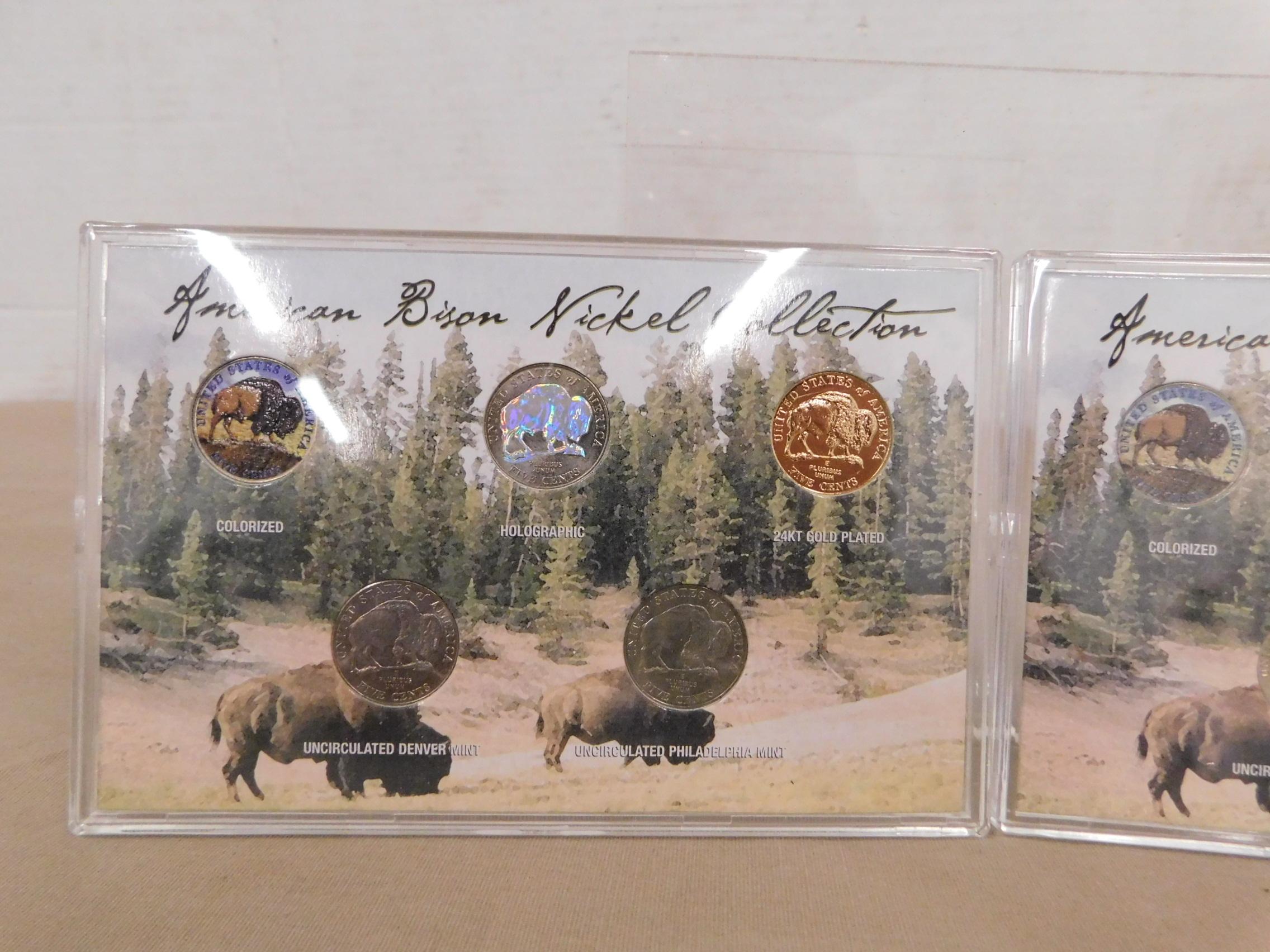 (2) AMERICAN BISON NICKEL COLLECTION