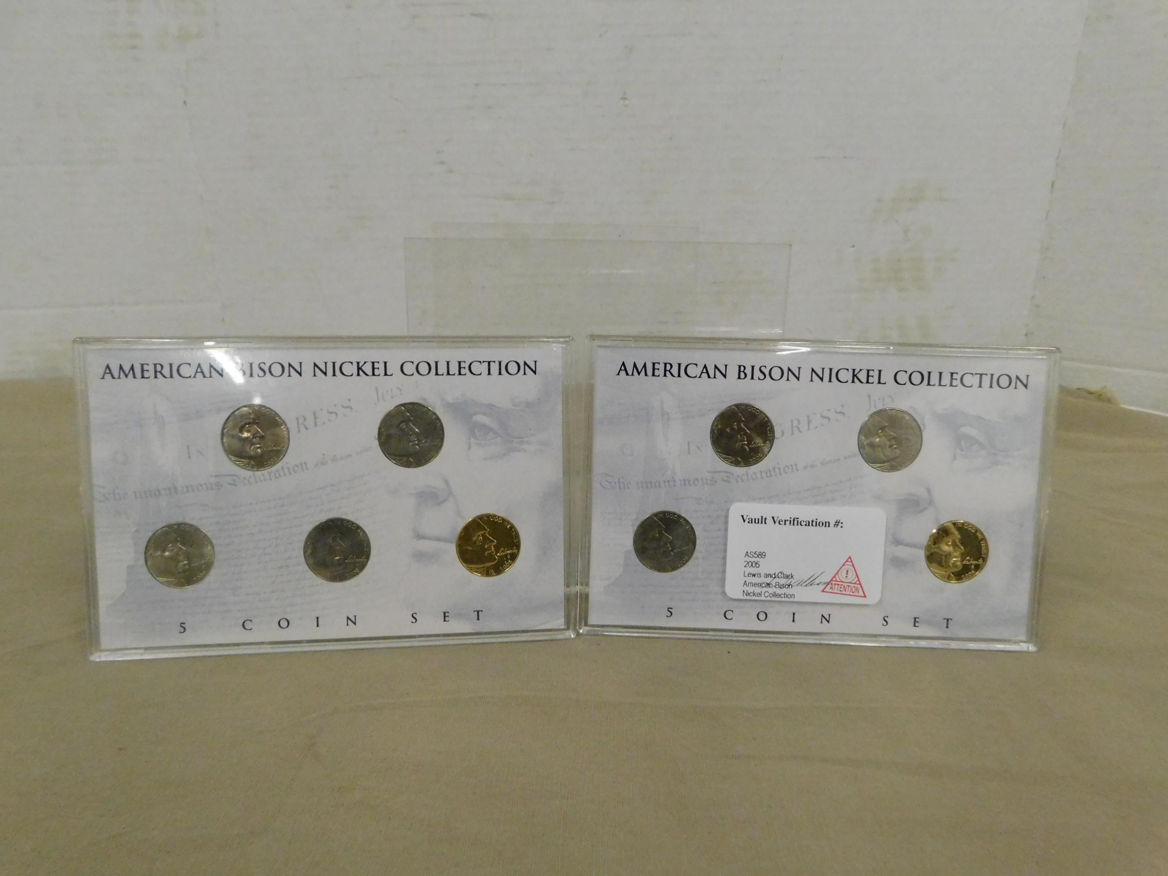 (2) AMERICAN BISON NICKEL COLLECTION