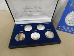 MILLION DOLLAR MORGAN COLLECTION SILVER CLAD PROOFS