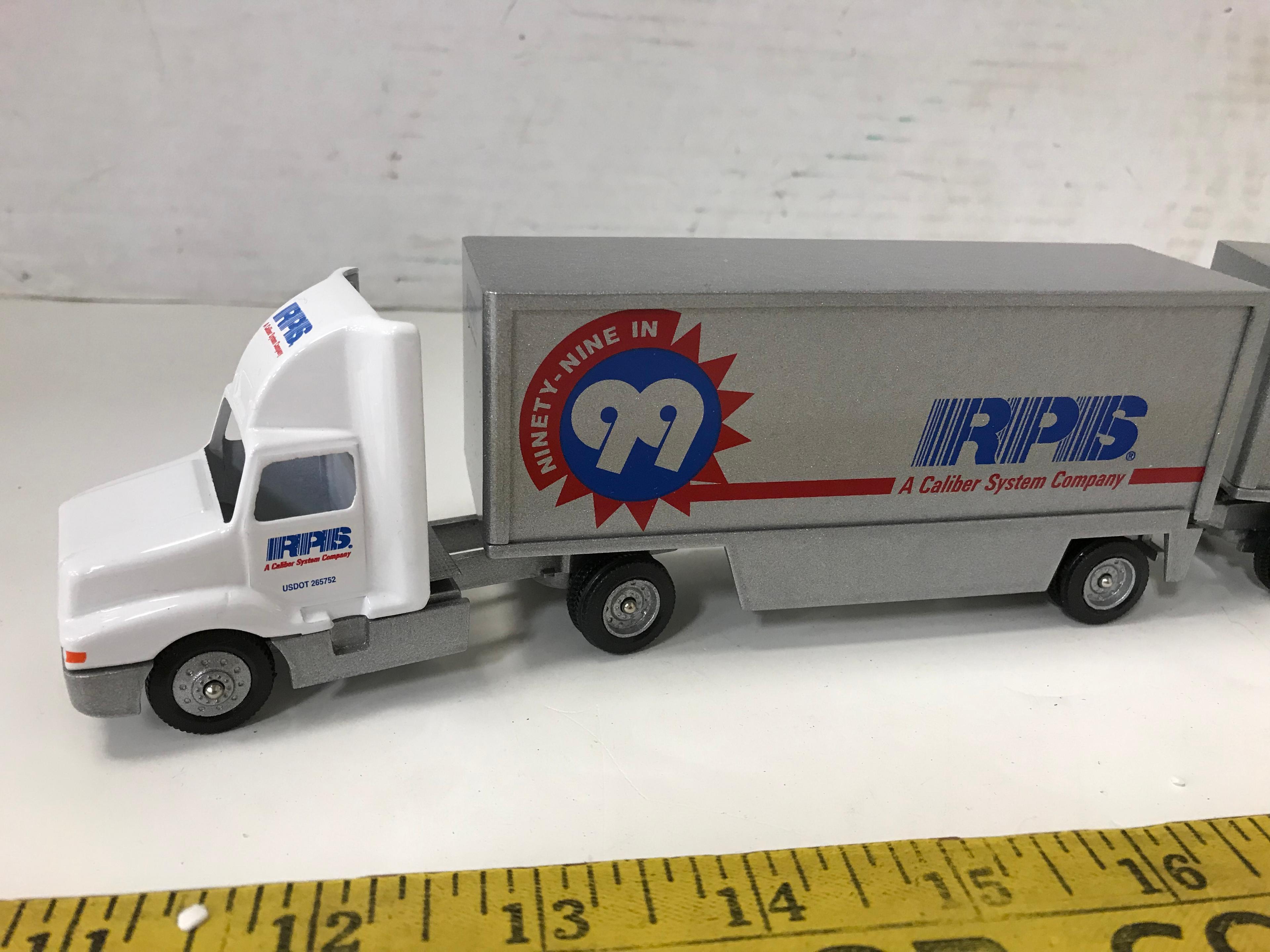 WINROSS 1/64 SCALE RPS DOUBLE TRAILER SEMI